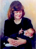 Portrait of Lisa and Baby